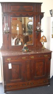 Victorian Marble-top Hutch