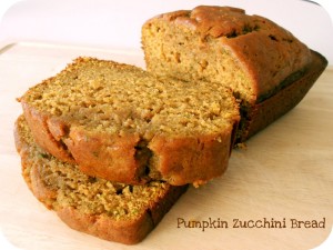 pumpkin zucchini bread
